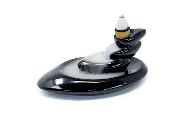 Bruciatore a cascata con sassi - Piccolo