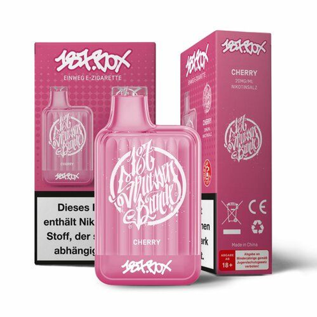 187 Box - Cherry - 20mg/ml (Kindersicherung) // Steuerware