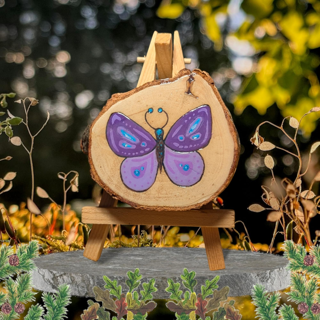Création des Korotaki "Papillon mauve"