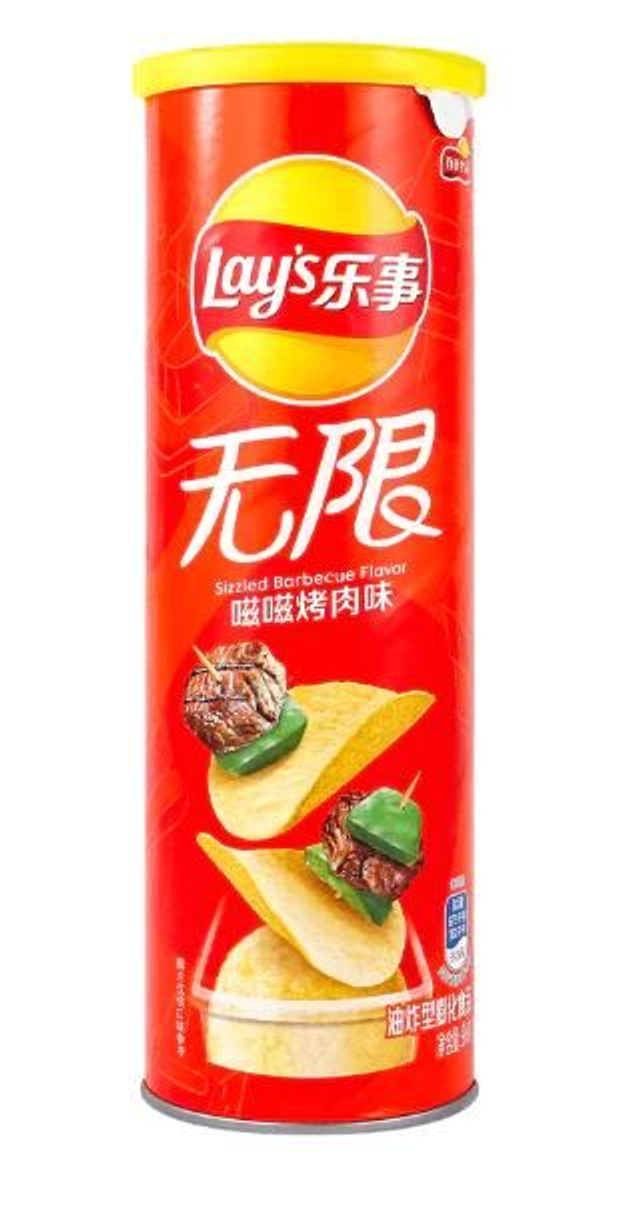 Lays Sapore Barbecue Sfrigolante (Tubo) - 90 grammi
