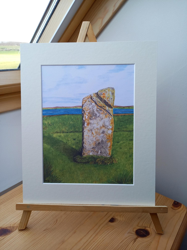 Comet Stone print