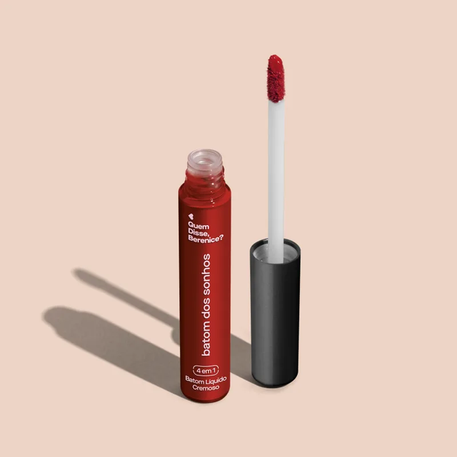 Batom Líquido Cremoso dos Sonhos Vermelho Positividade 5ml