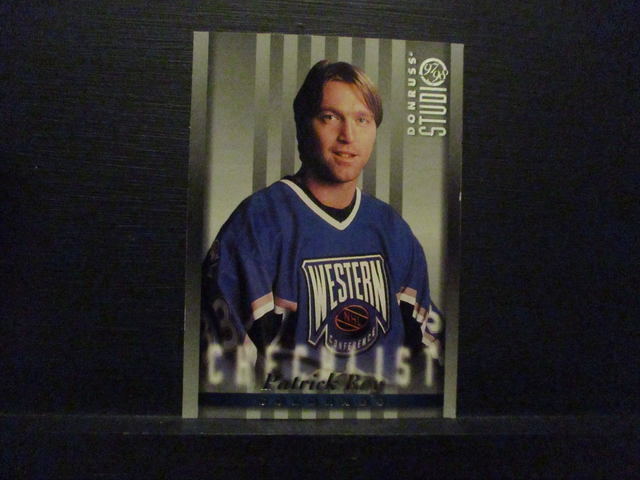 Patrick Roy - NFL 1997 Donruss Studio Ice Hockey Original Trading Card #110