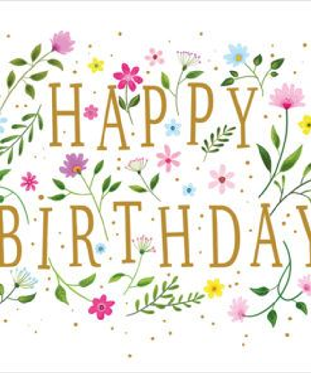 Happy Birthday Flowers