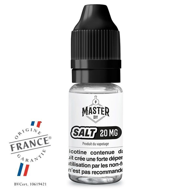 Booster sels de nicotine 20 mg Master DIY