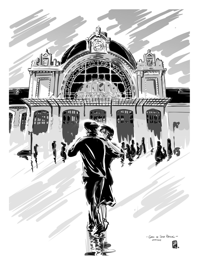 Saint-Brieuc Une dernière danse à la gare