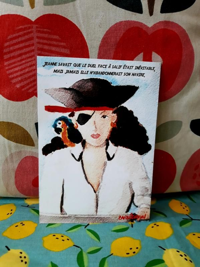 Carte Femme pirate