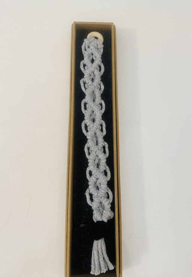 Marque page en macramé