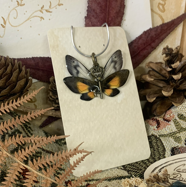 Collier Queen Fairy - moutarde