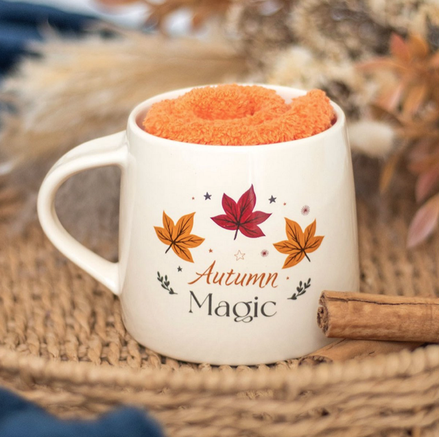Autumn Magic mok met sokken