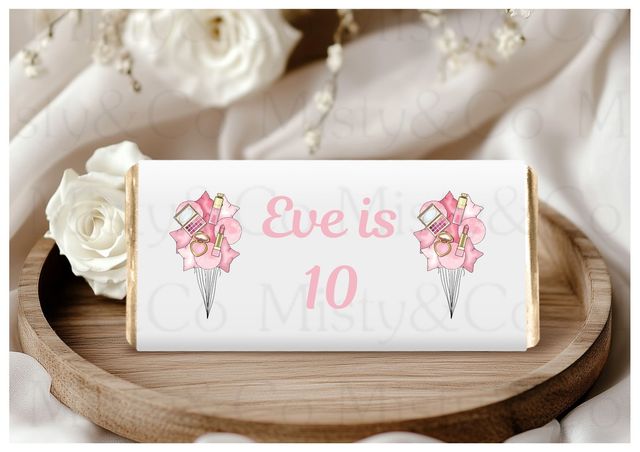 Chocolate birthday wrapper