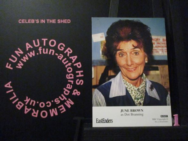June Brown (Dot Branning) Original EastEnders Cast Card (1)