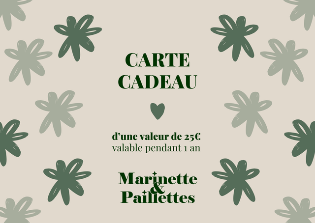 Carte cadeau numérique
