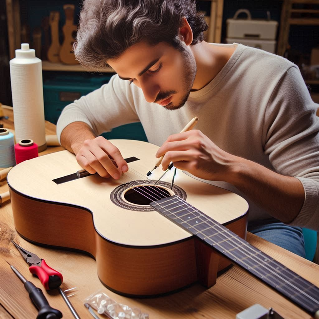 INSTALAÇÃO DE EQUILIZADOR E CAPTADOR EM VIOLÃO. 