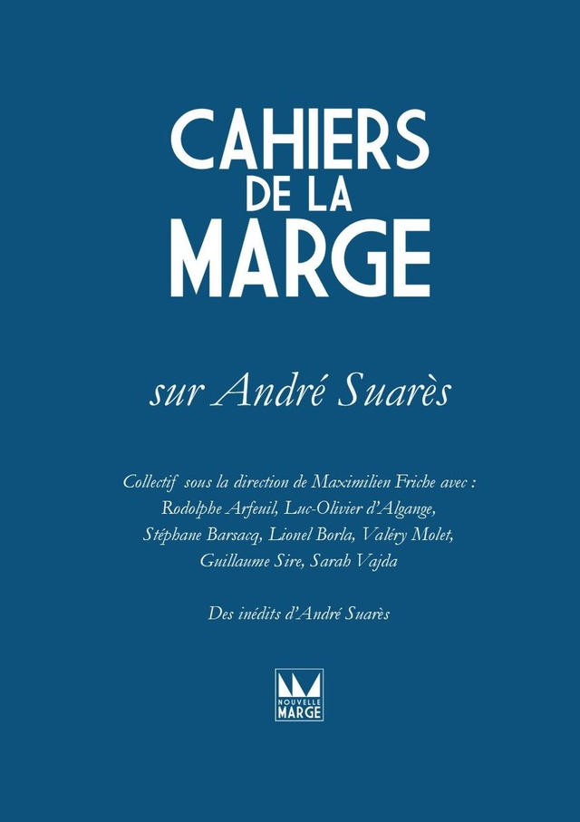Cahiers de la marge sur André Suarès
