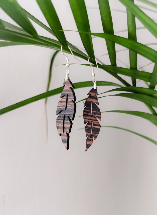 Pendientes &quot;Pluma&quot;