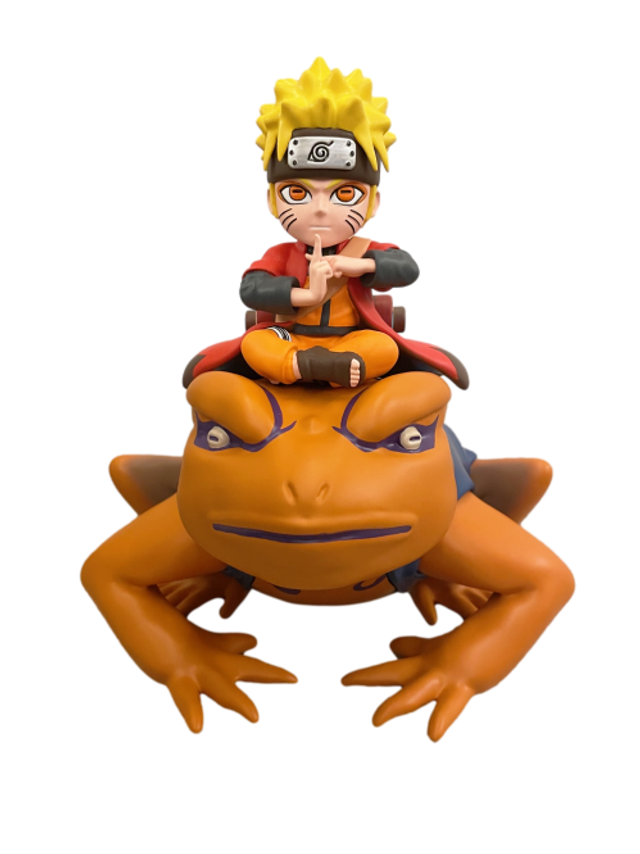 Naruto &amp; Gamakichi - Light-Up Figure - 20 cm 🐸🍥💡