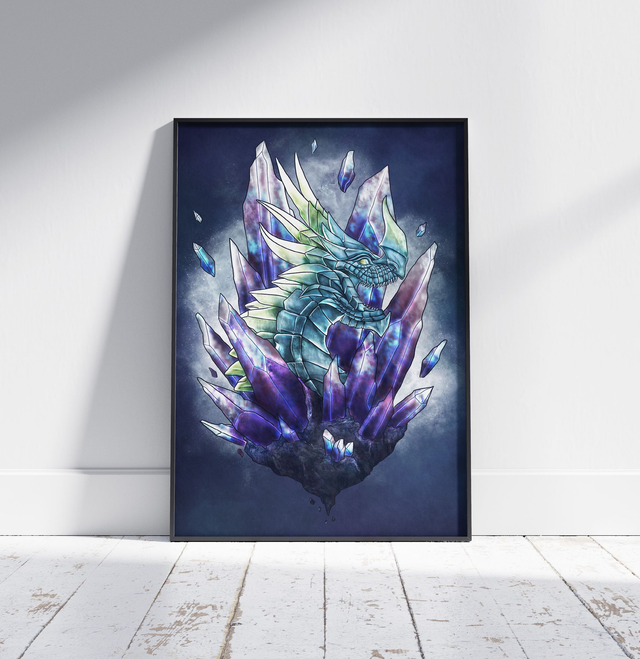 Aurene – Dragon de cristal (Guild Wars 2)- Print