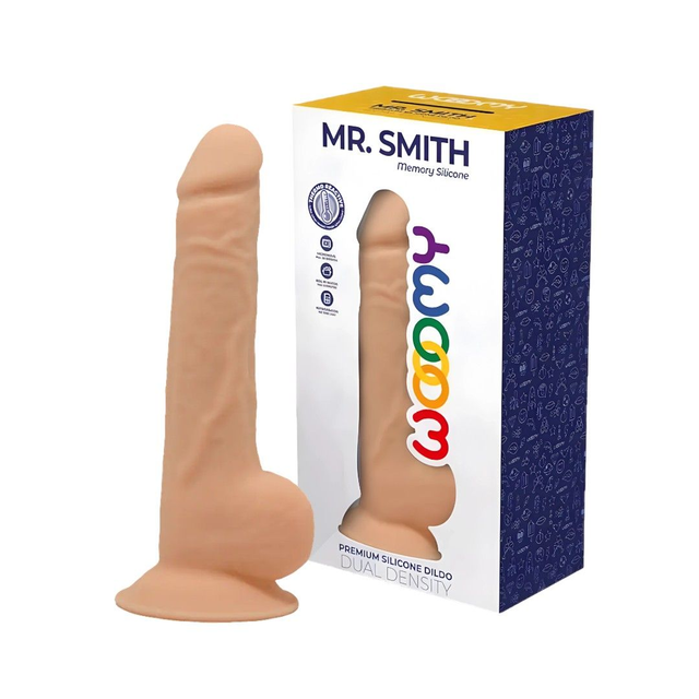 Consolador Realístico Mr. Smith Doble Densidad 175 mm