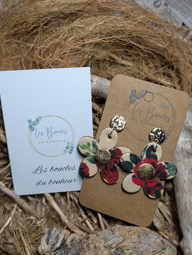 Baby Marguerite rose rouge bm036