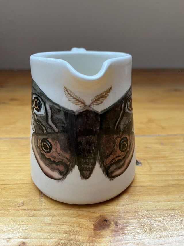 Saftkrug gedreht Nachtpfauenauge