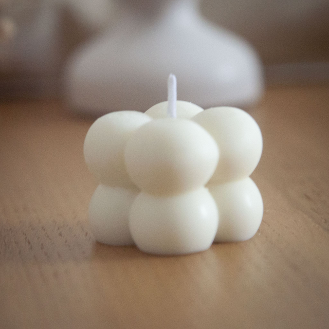 Mini bubble Bougie évènement | bougie invité | bougie végétale naturelle | bougie parfumée design