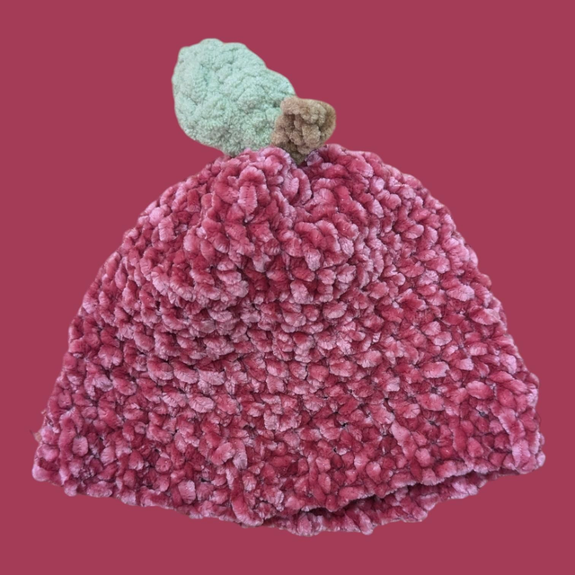 Bonnet bébé pomme