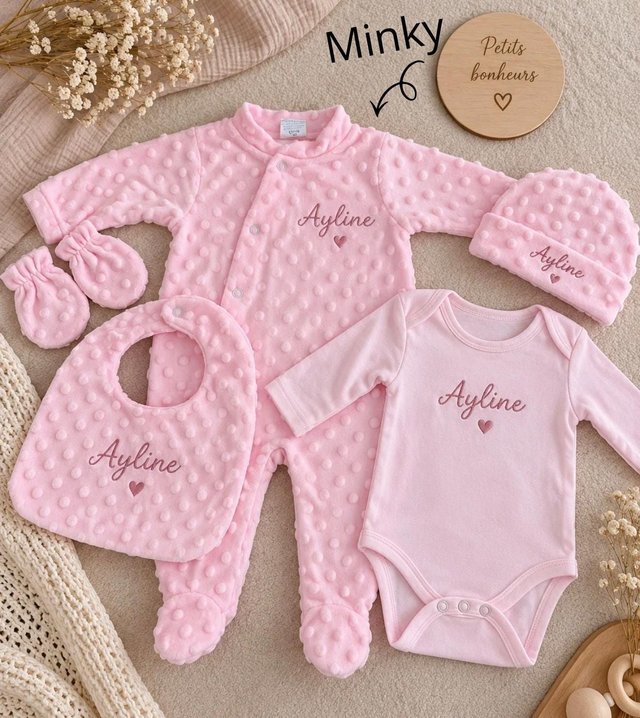 Coffret 5 pièces Pyjama velours