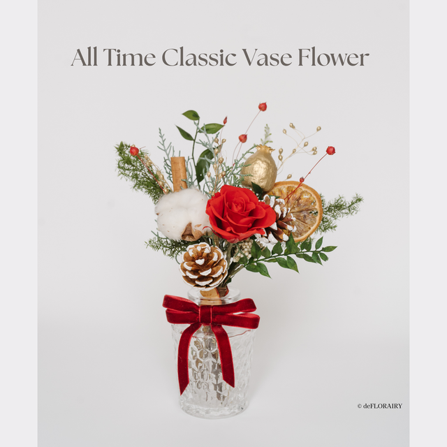 All Time Classic Vase Flower | Christmas Flowers | UK-Wide Delivery