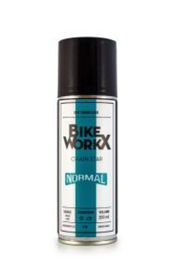  Huile de chaîne BIKEWORKX CHAIN STAR NORMAL spray 200 ml