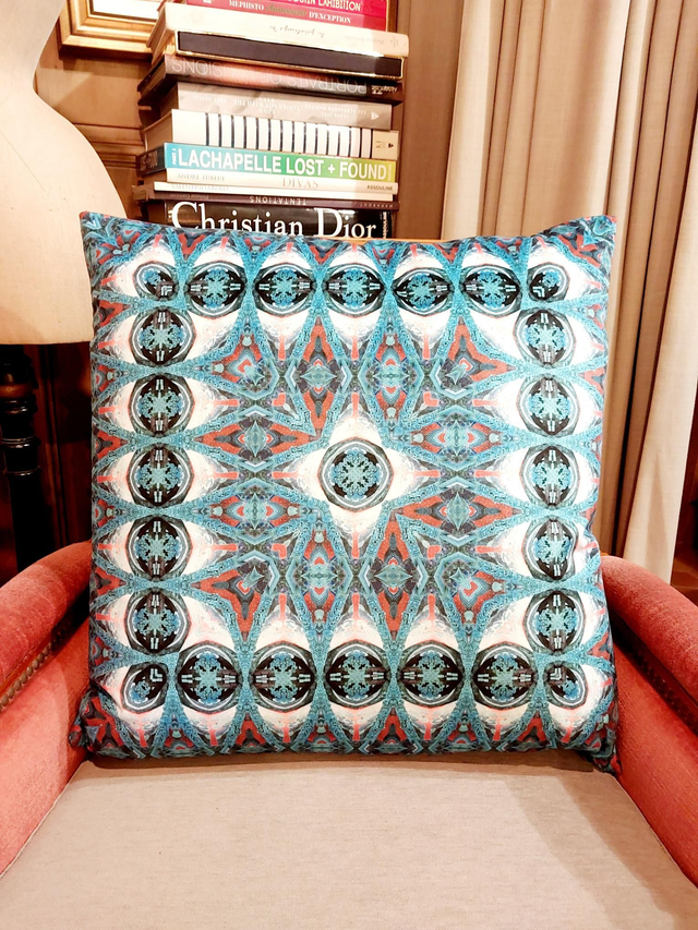 Valencia Bleu. Coussin