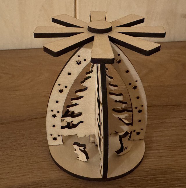 Kleine Weihnachtspyramide 