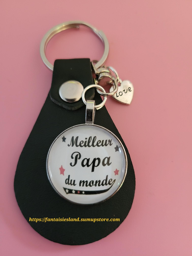 Porte-clés Meilleur Papa du Monde
