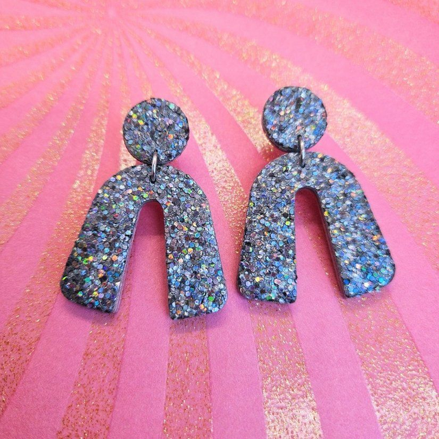BO en cuir & paillettes "Bridget" 