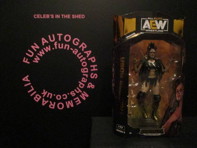 Thunder Rosa - All Elite AEW Wrestling Original Series 9 Sealed Boxed Figure Authentic Autographed