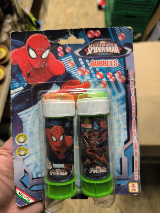 TUBES A BULLES SPIDERMAN 