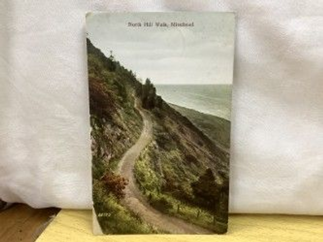 North Hill Walk, Minehead, Somerset, Posted 1926 vintage unbranded postcard. Our Ref No. R512 £2.25