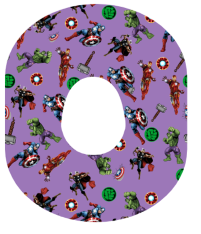 Avengers Purple Over patch G7