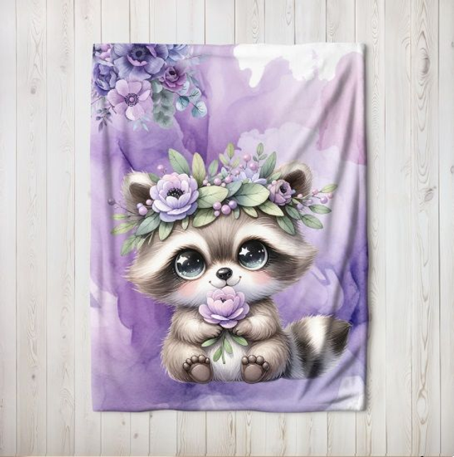 Couverture personnalisé Raccoon