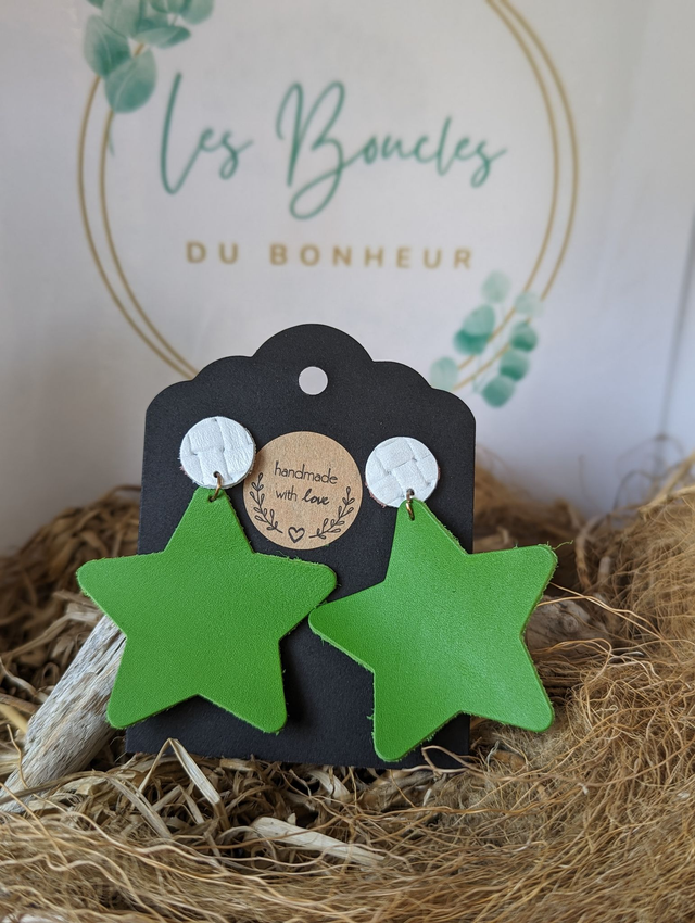 Boucles d&#039;oreilles Star s017