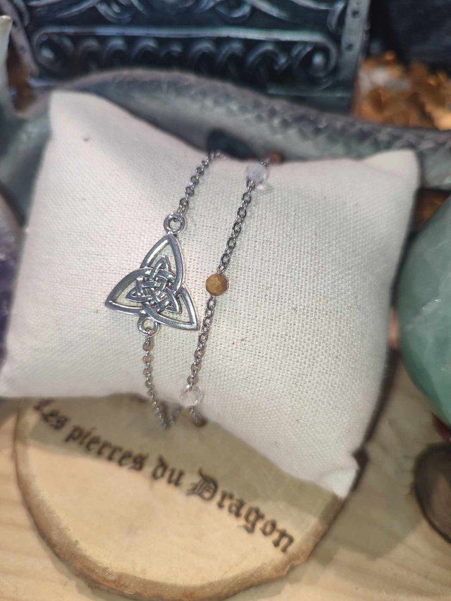 Bracelet double triquetra