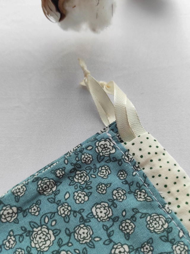 Pochon coton - les assortis verts