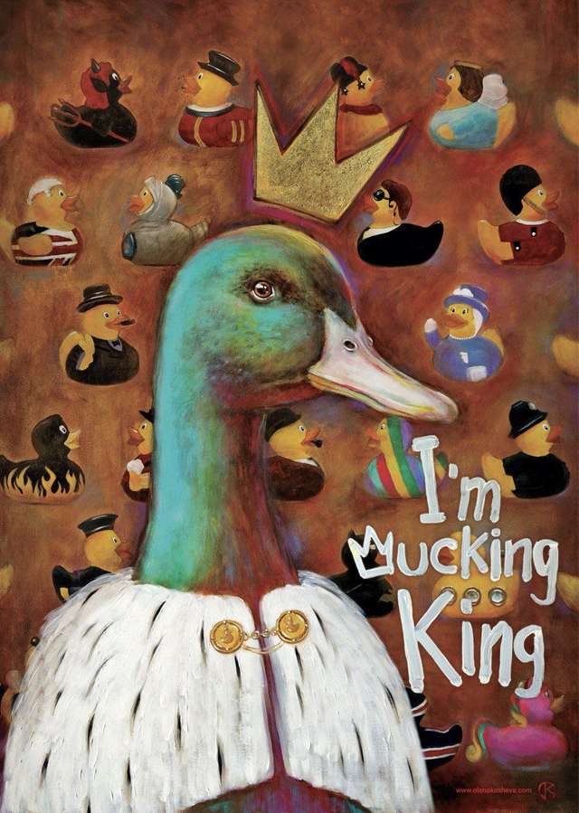 I'm #ucking King / poster A3