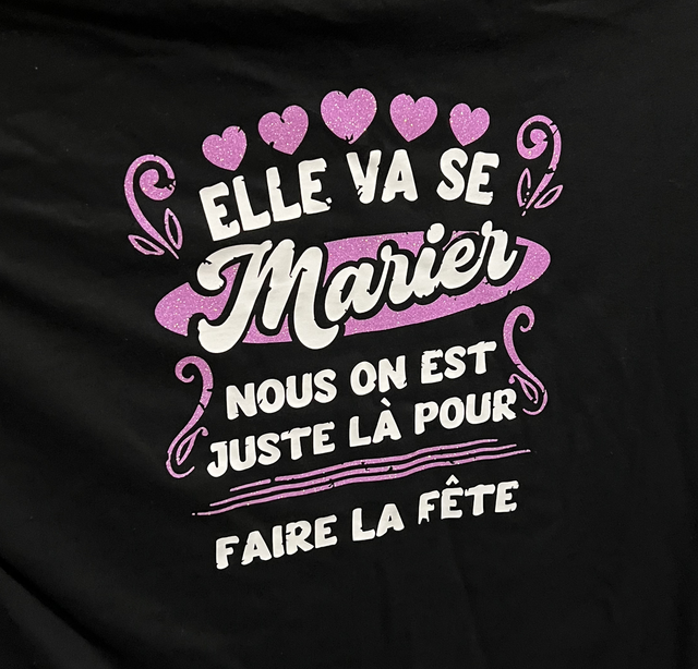T-shirts Fun & Personnalisés pour EVJF/EVG