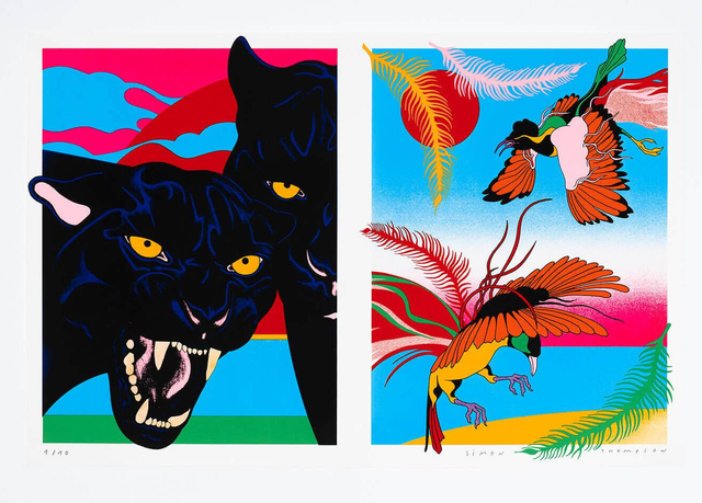 Black panthers and birds of paradise