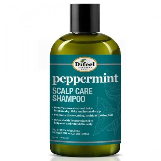 DIFEEL: PEPPERMINT SCALP CARE SHAMPOO 12OZ SH32-PSC12