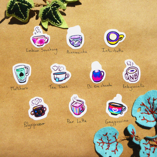 Stickers tasses des fiert(h)és 