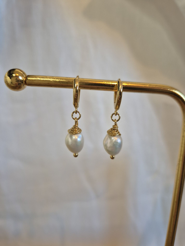 Boucles d'oreilles PERLE