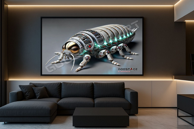 Cadre Vers luisant Cybernétique