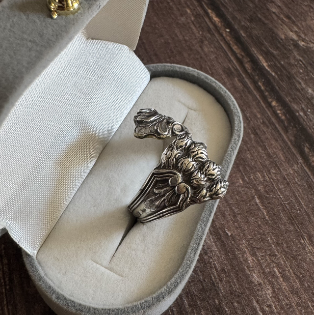 Bague PIÈCE RARE NAPOLÉON III pince à sucre